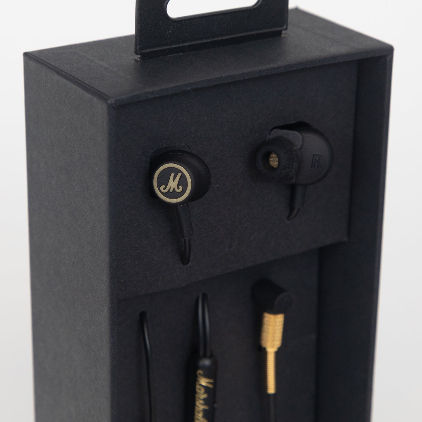 MARSHALL Mode EQ Wired Earphones in BLACK & BRASS