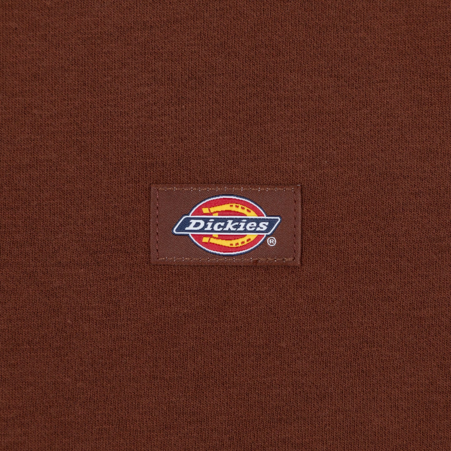 DICKIES Oakport Quarter Zip Sweatshirt in CAPPUCCINO