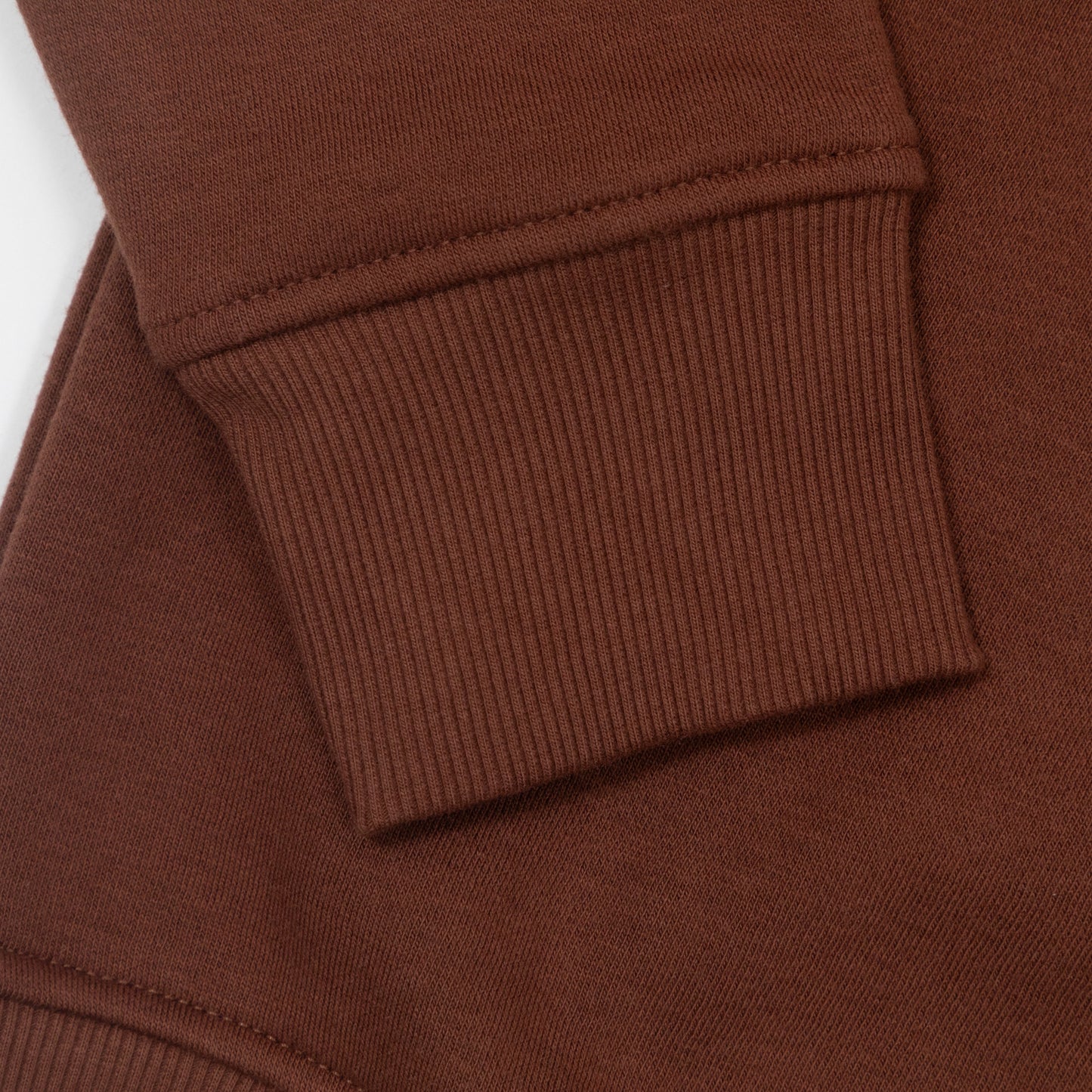 DICKIES Oakport Quarter Zip Sweatshirt in CAPPUCCINO