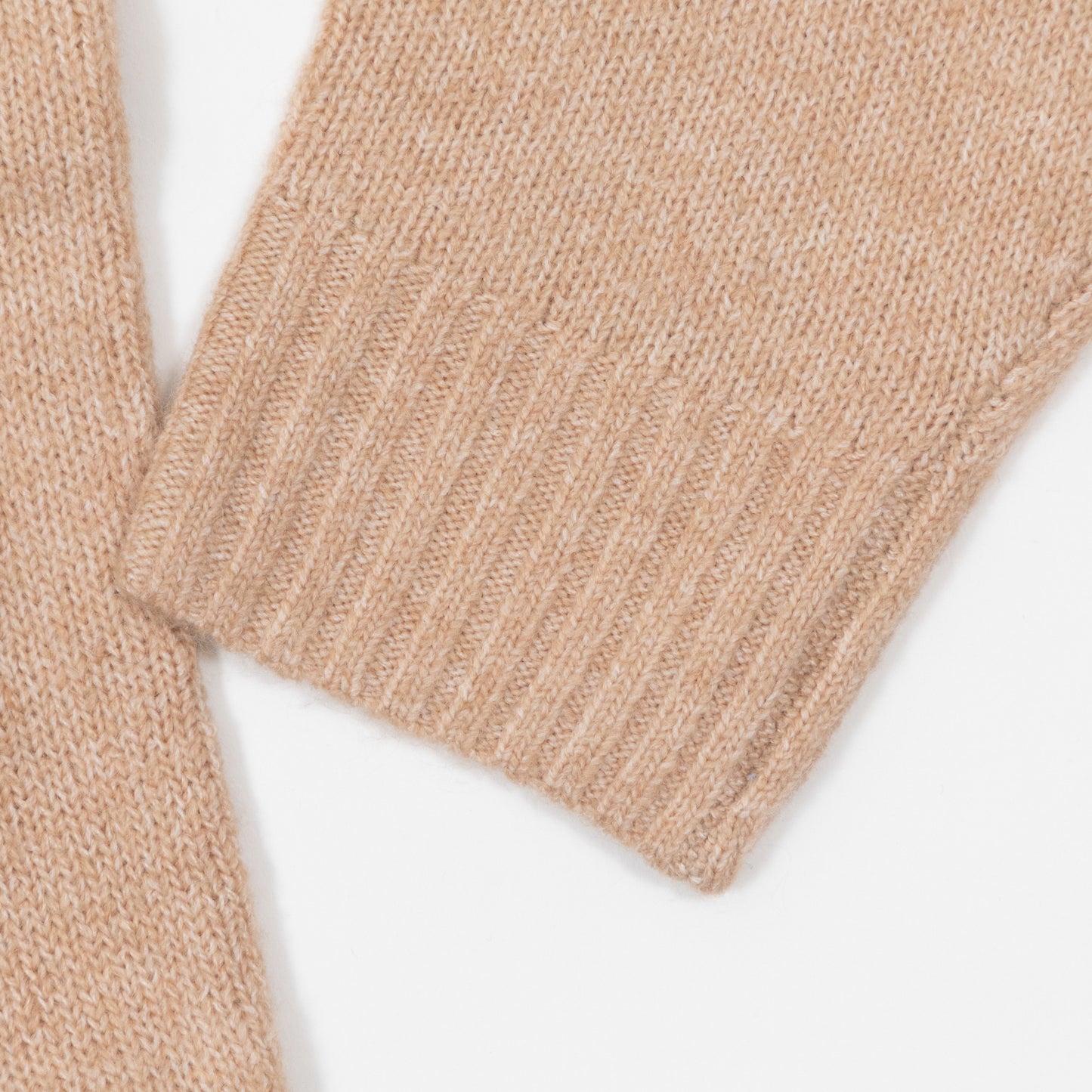 JACK & JONES Ollie Wool Knit Jumper in TAN