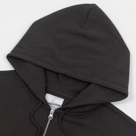 GRAMICCI One Point Zip Sweatshirt in DEEP BROWN