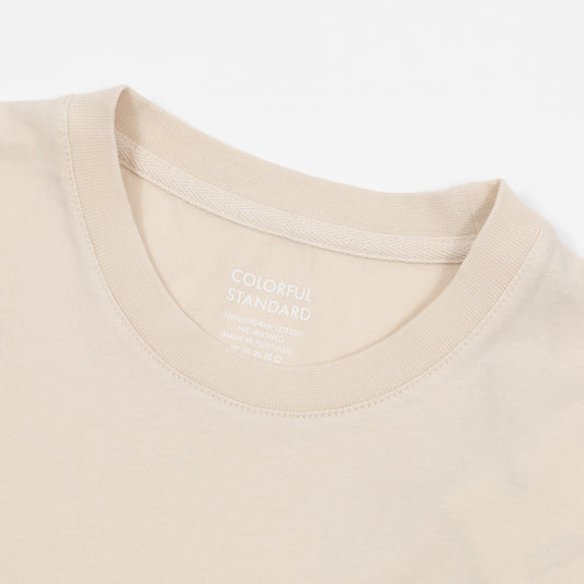 COLORFUL STANDARD Oversized T-Shirt in CREAM