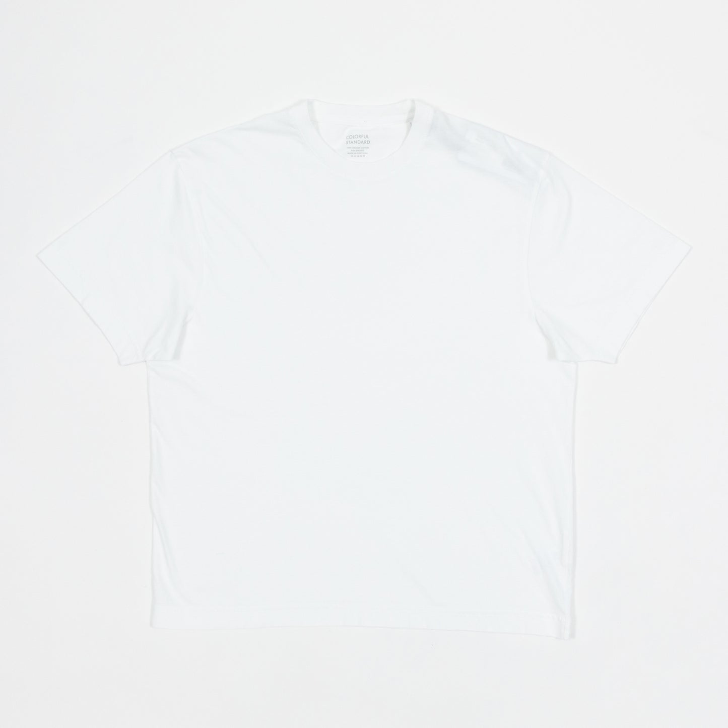 COLORFUL STANDARD Oversized T-Shirt in WHITE