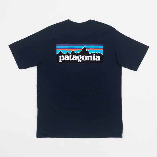 PATAGONIA P-6 Logo Responsibili-Tee T-Shirt in NAVY