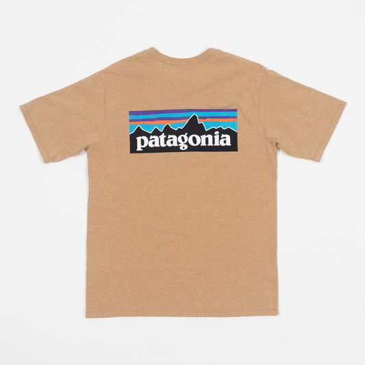 PATAGONIA P-6 Logo Responsibili-Tee T-Shirt in TALON GOLD