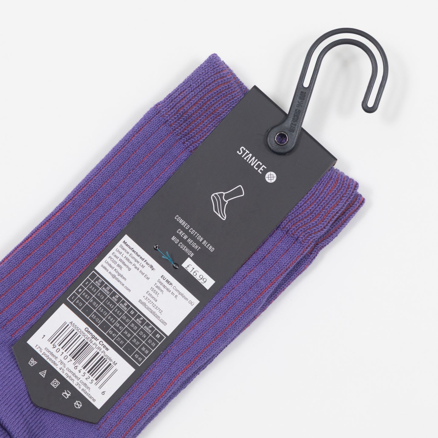 STANCE Gengar Crew Socks in PURPLE