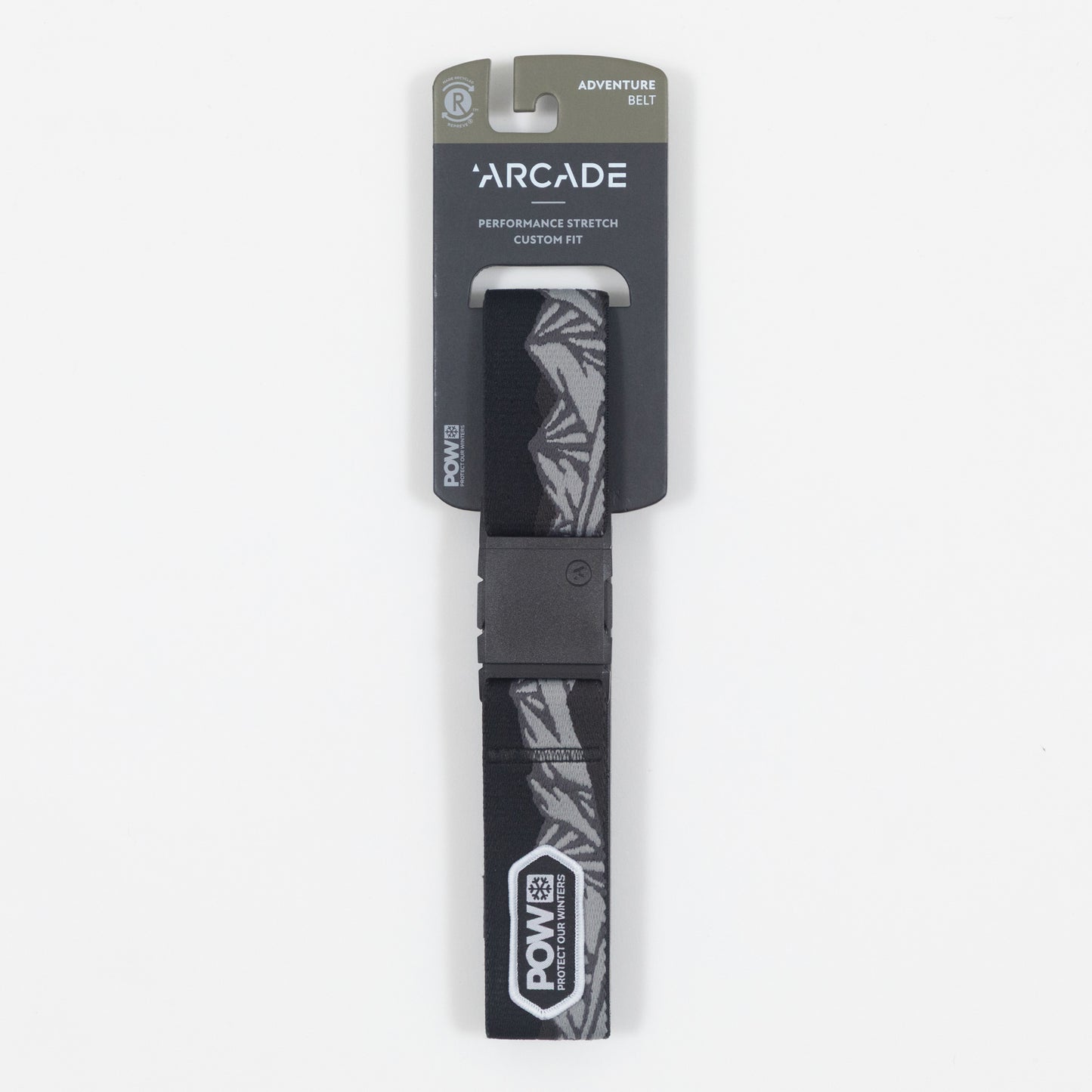 ARCADE BELTS POW X Joseph Toney Standard Belt in BLACK