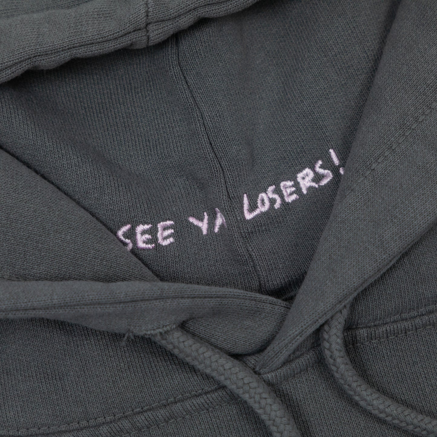 MISFIT SHAPES Panoramic Heaven Hoodie in DARK GREY