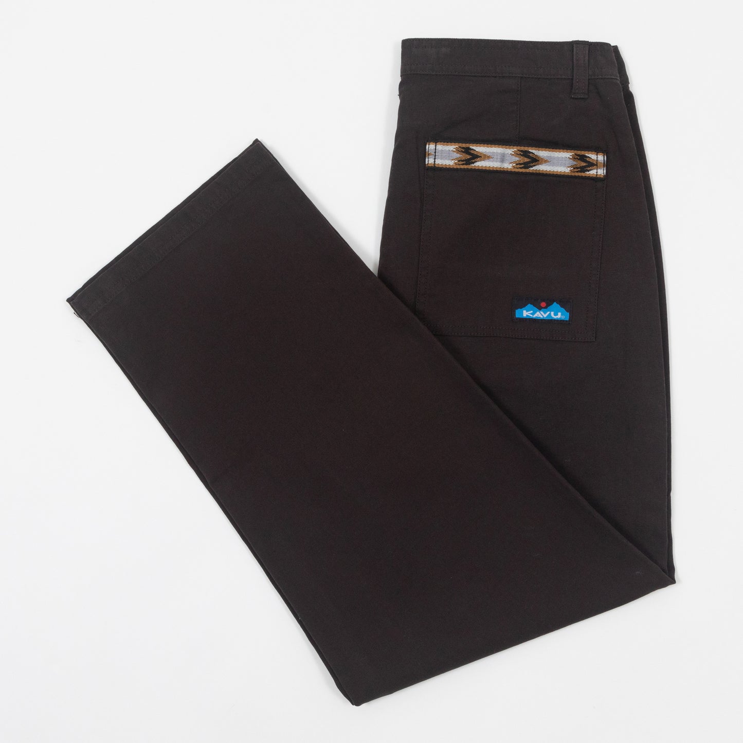 Womens KAVU Peri Trousers in BROWN