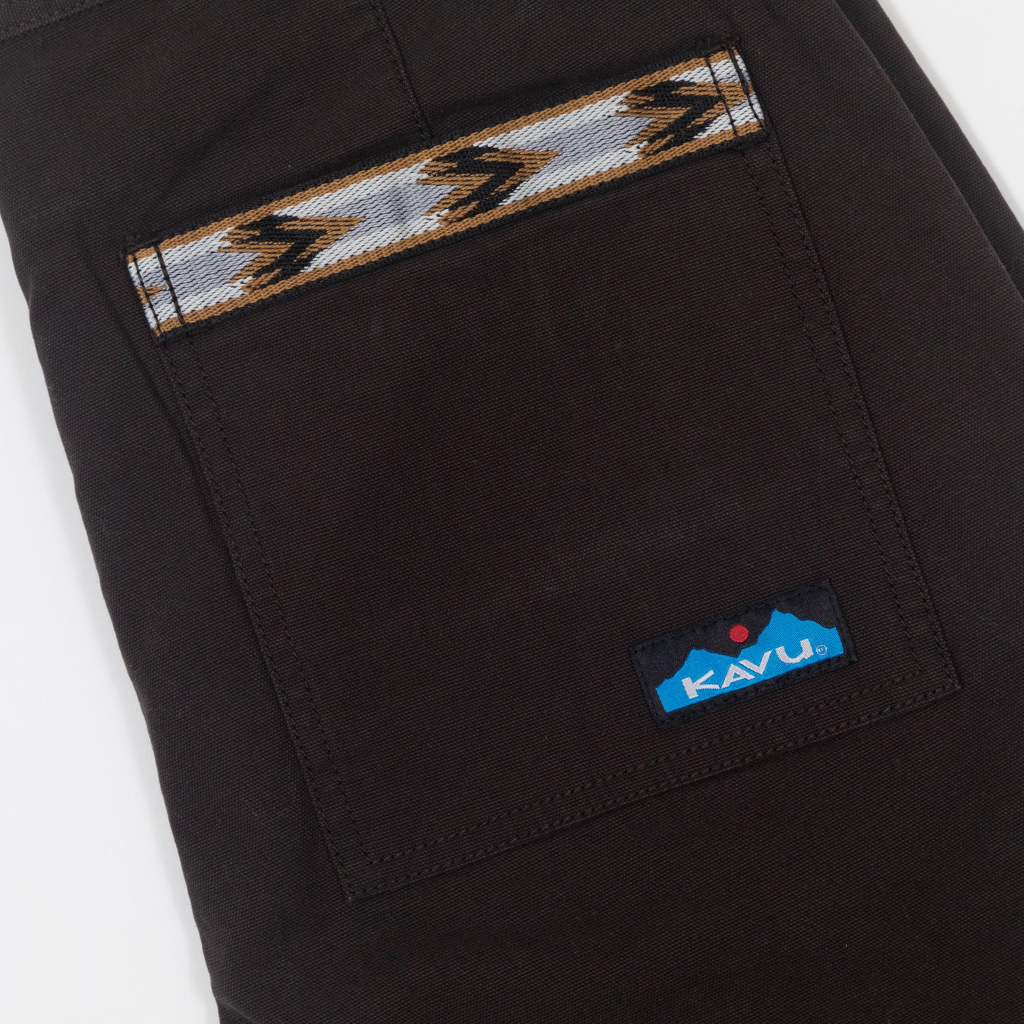 Womens KAVU Peri Trousers in BROWN