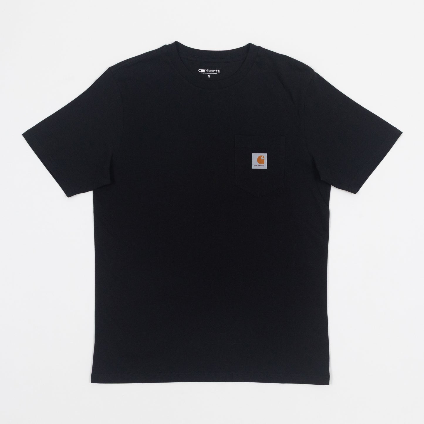 CARHARTT Pocket T-Shirt in BLACK