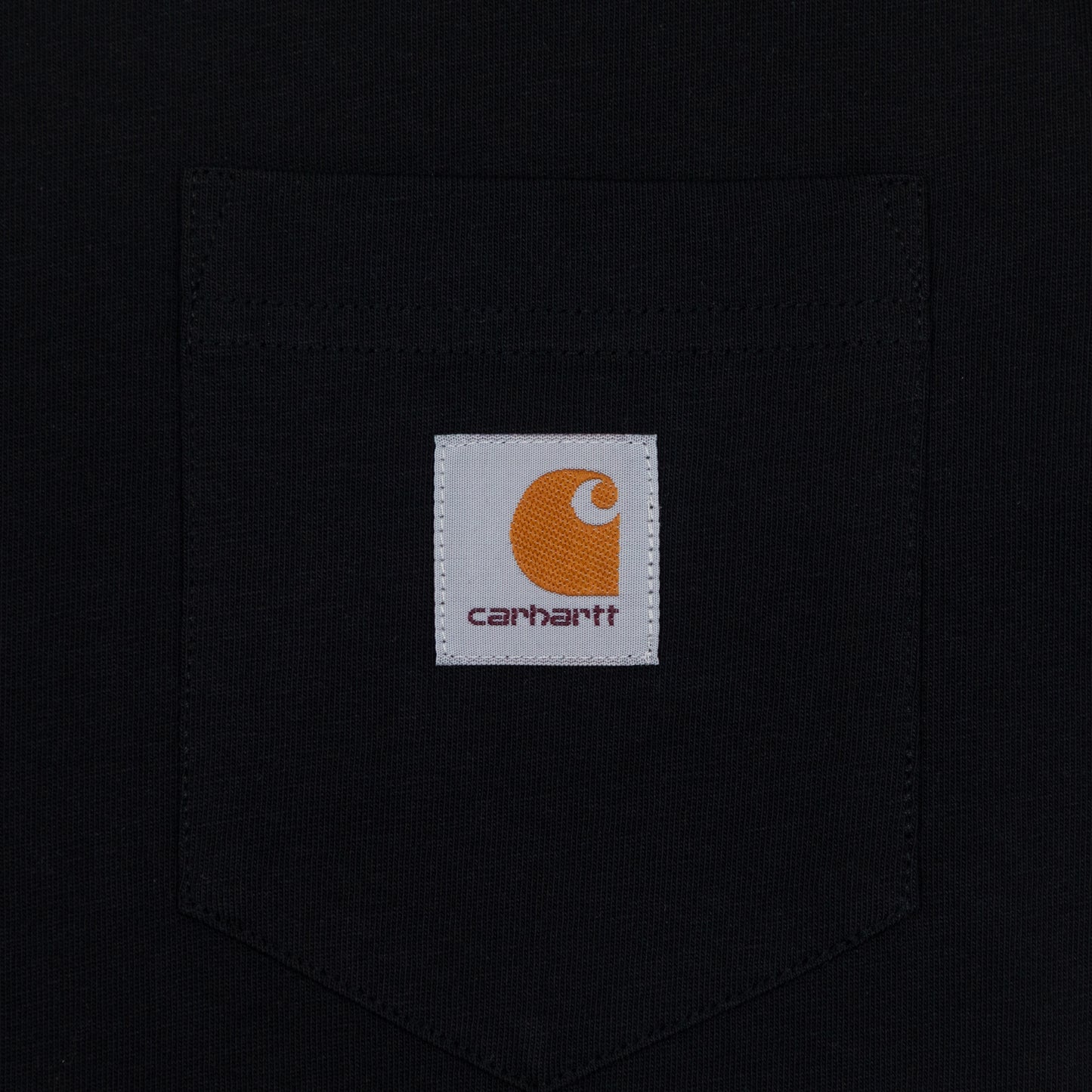 CARHARTT Pocket T-Shirt in BLACK