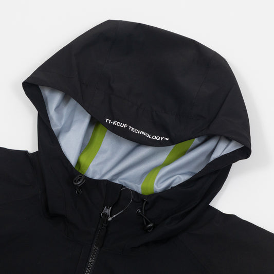 HUF Rainier Shell Jacket in BLACK