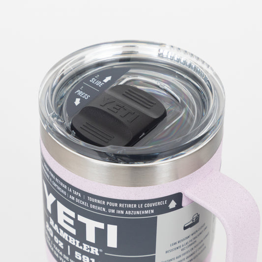 YETI Rambler® 20 oz (591 ml) Travel Mug in Cherry Blossom
