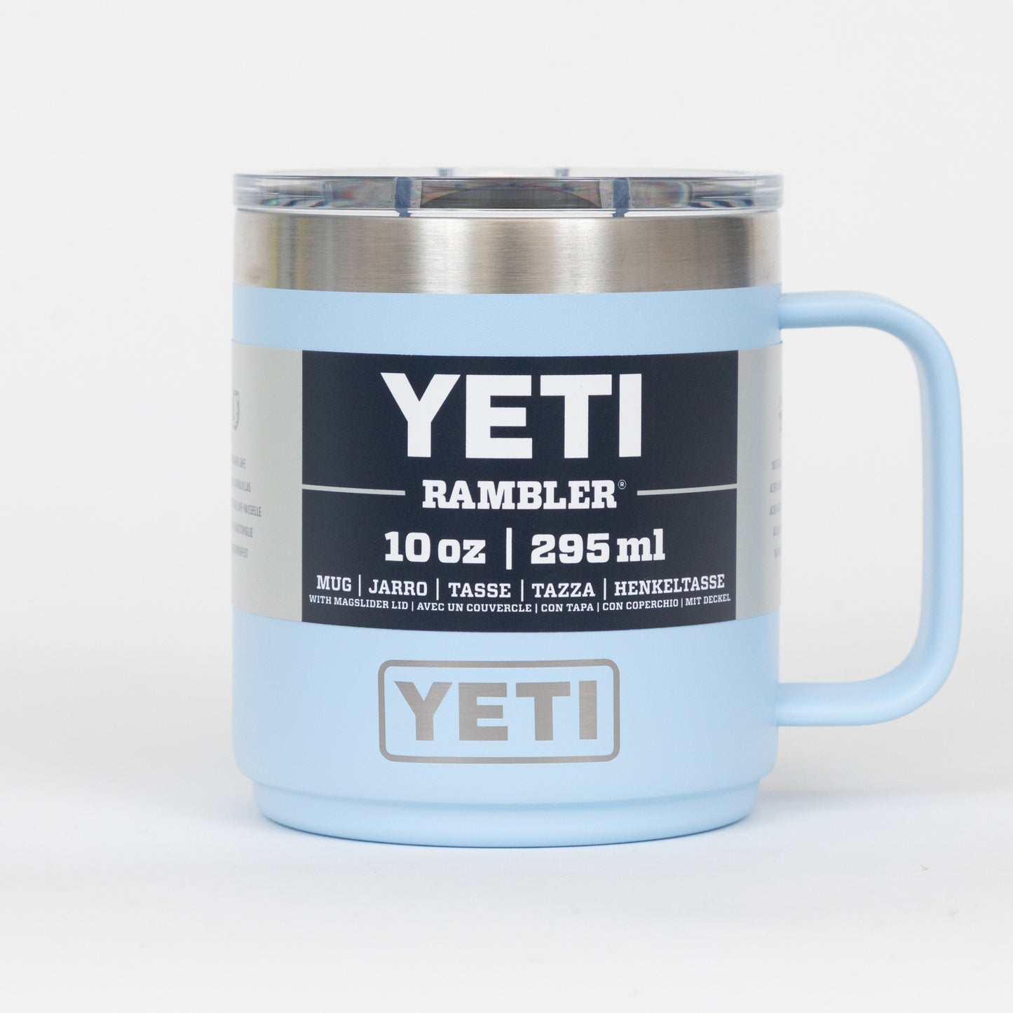 yeti 10 oz mug with handle sky blue hot cold drinkware