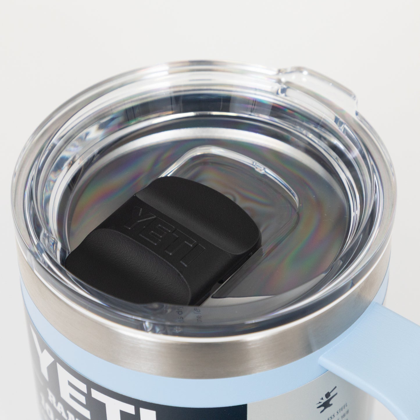 yeti 10 oz sky blue mug magslider lid