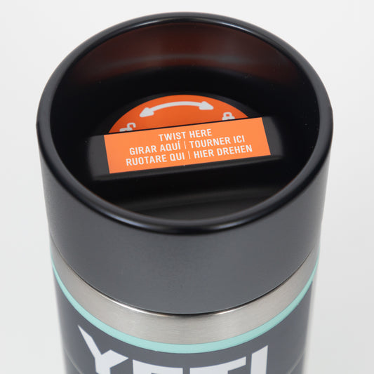 YETI Rambler® 12 oz (355 ml) Travel Bottle With HotShot Cap in Seafoam