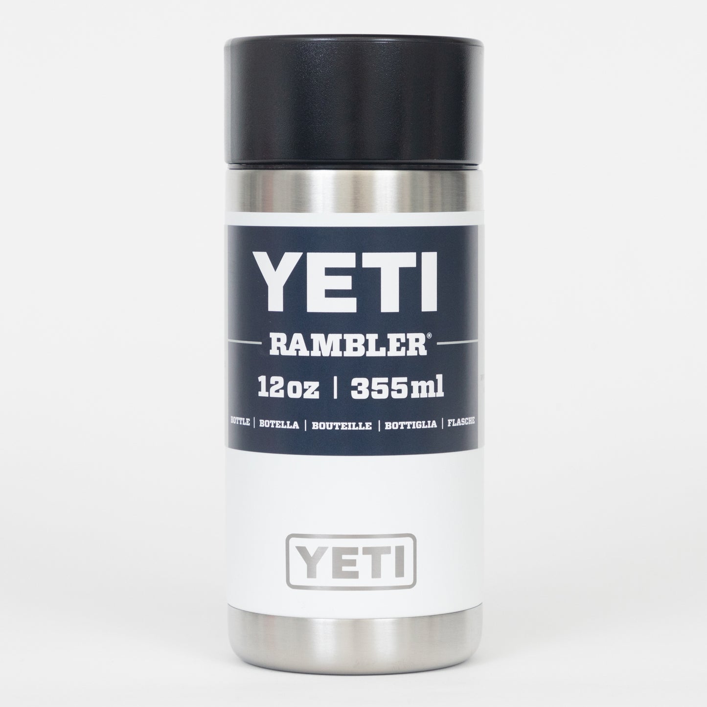 YETI Rambler 12 oz (354ml) Bottle with HotShot Cap in WHITE
