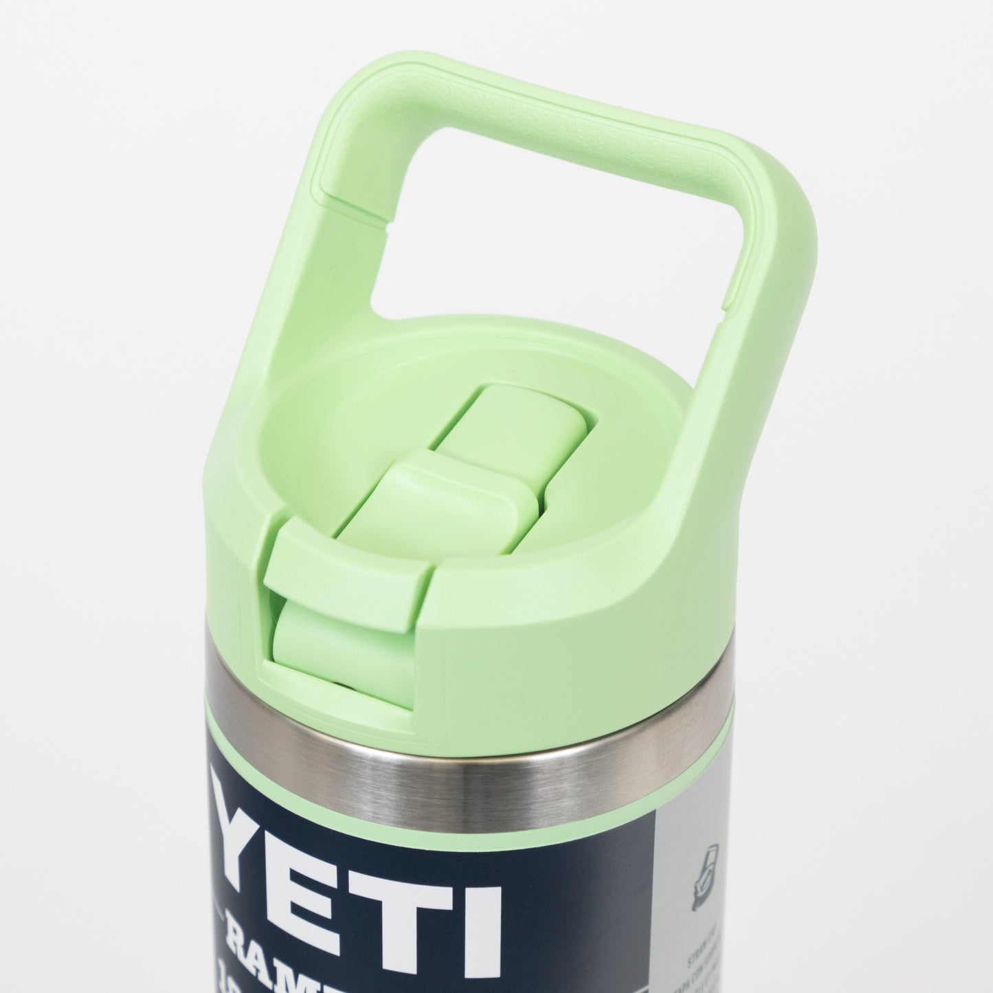 YETI Rambler 18 oz (532ml) Colour Straw Bottle in LIME GREEN