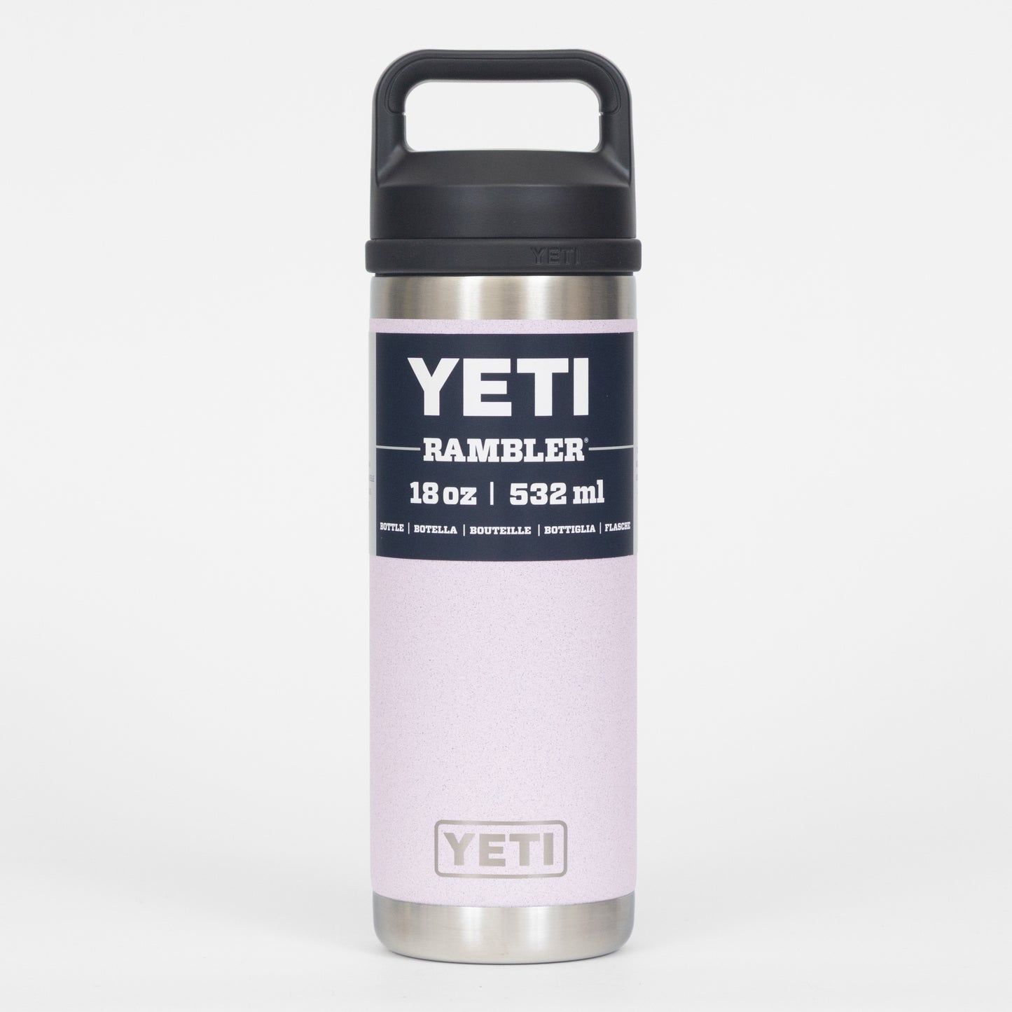 YETI Rambler 18 oz (532ml) Chug Cap Bottle in CHERRY BLOSSOM