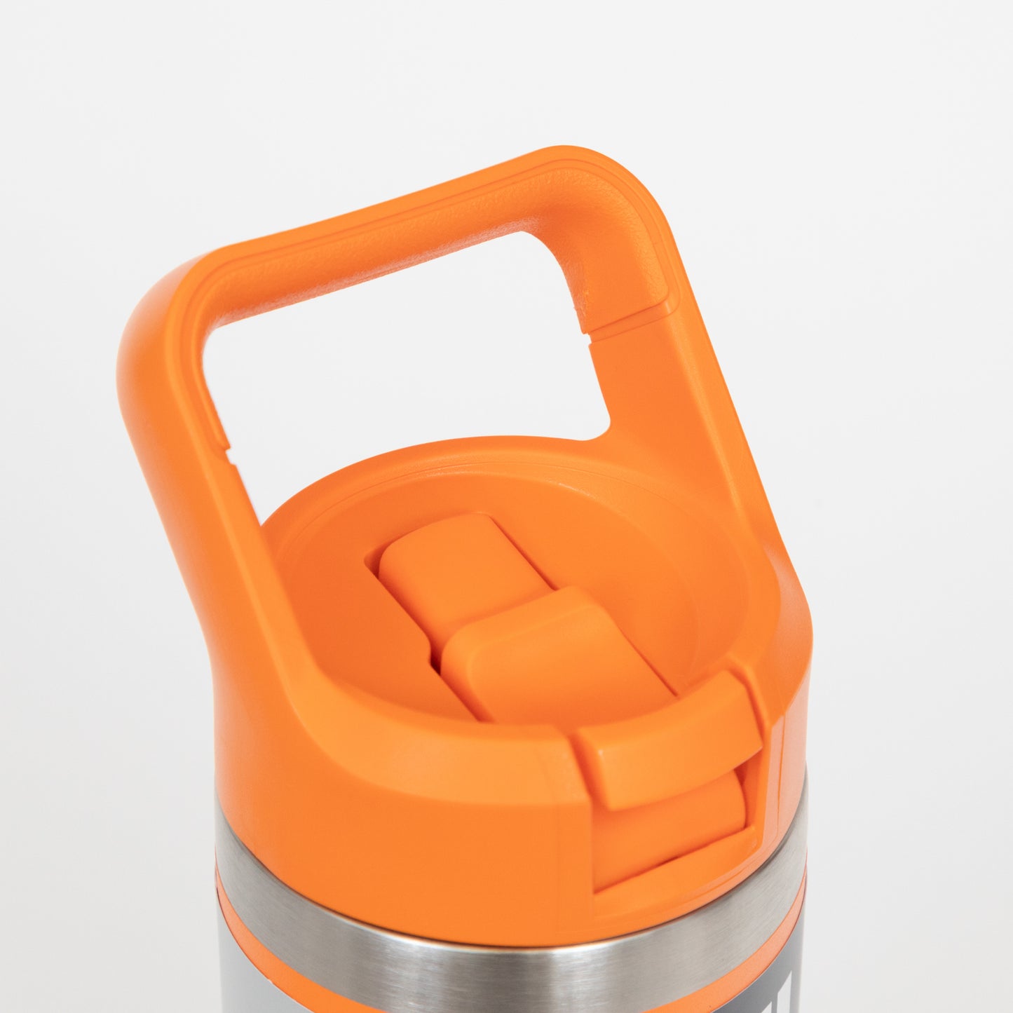 YETI Rambler 18 oz (532ml) Colour Straw Bottle in KING CRAB ORANGE