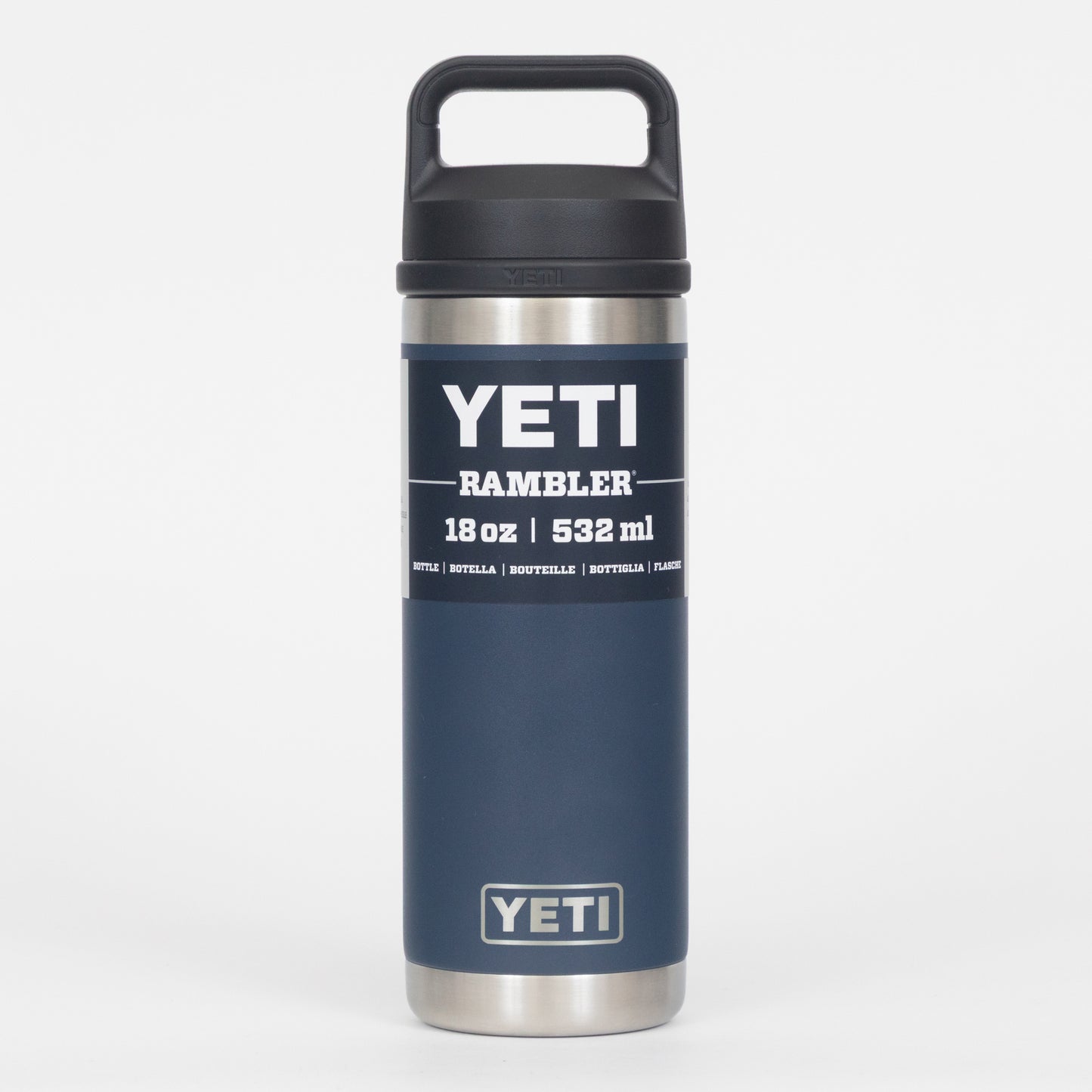 YETI Rambler 18 oz (511ml) Water Bottle with Chug Cap in NAVY