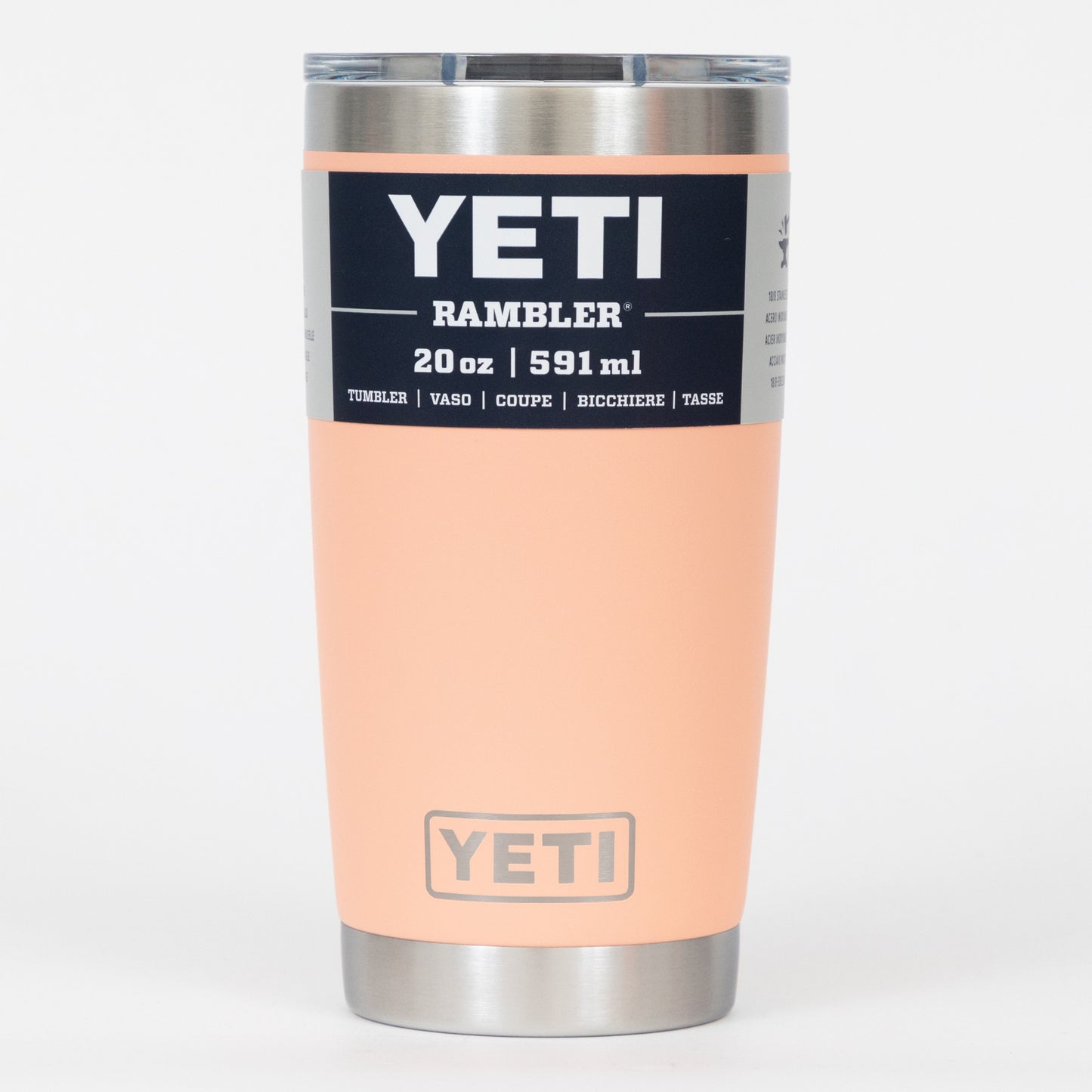 YETI Rambler 20 oz (591ml) Tumbler in LOWCOUNTRY PEACH