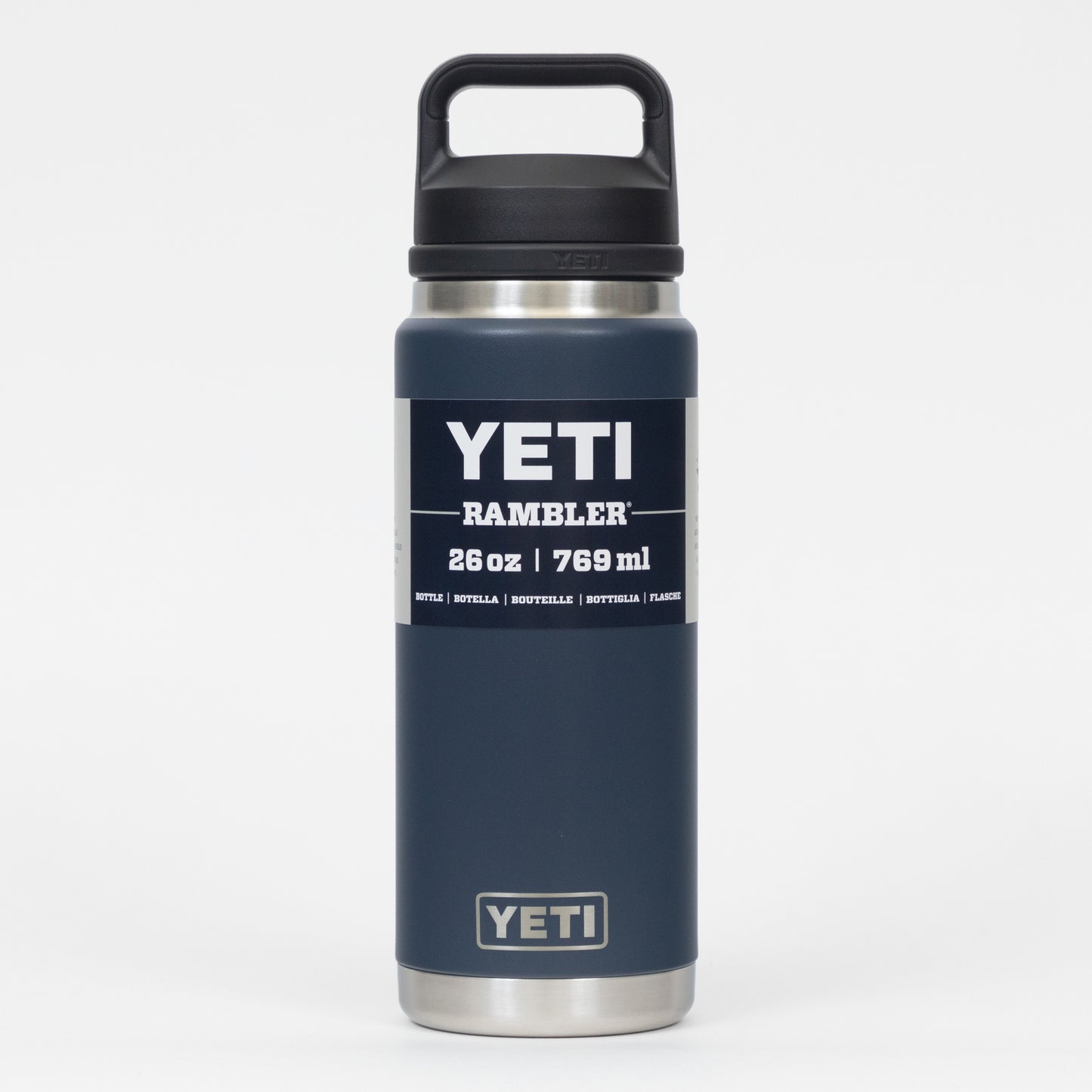 YETI Rambler 26 oz (769ml) Water Bottle with Chug Cap in NAVY