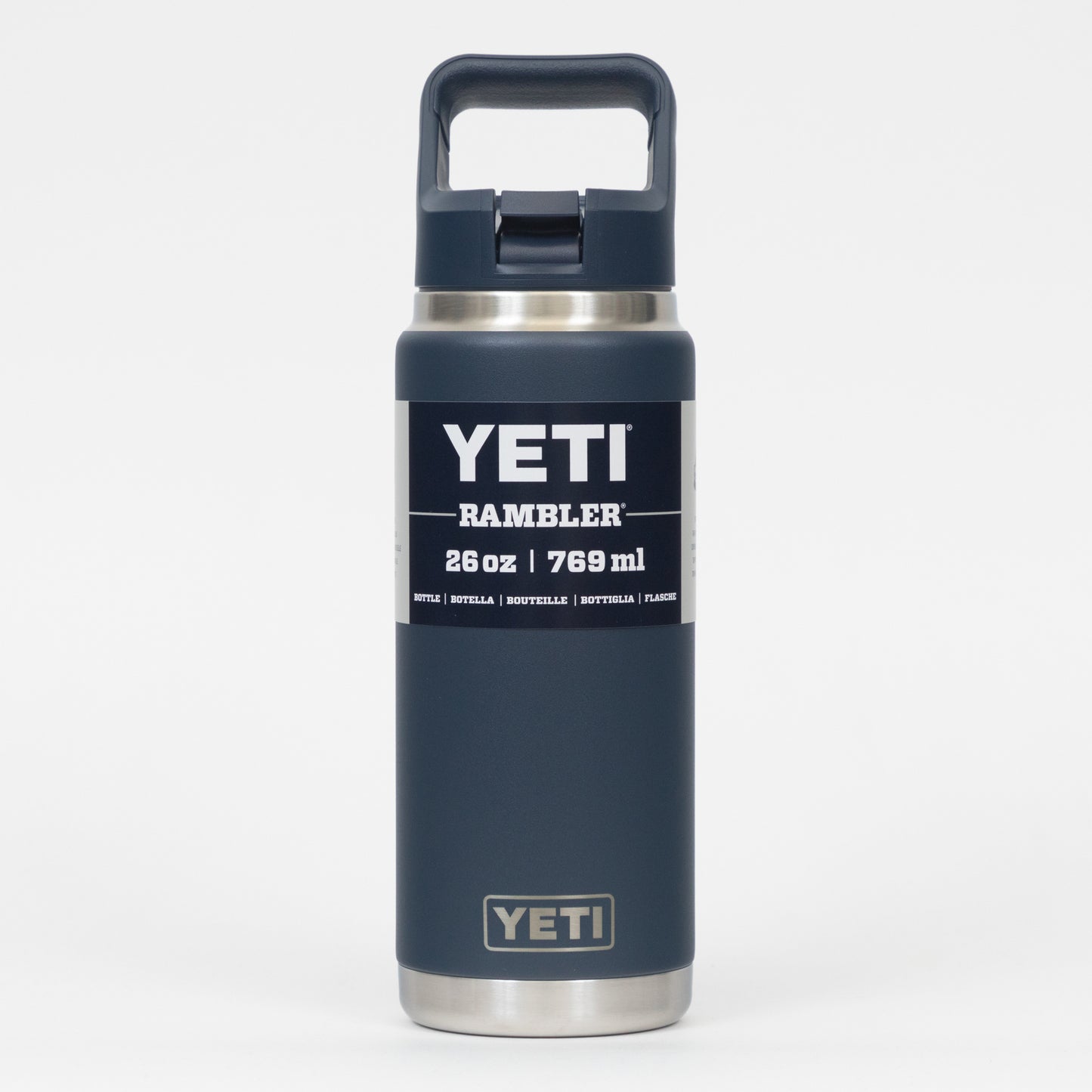 YETI Rambler 26 oz (769ml) Straw Water Bottle in NAVY