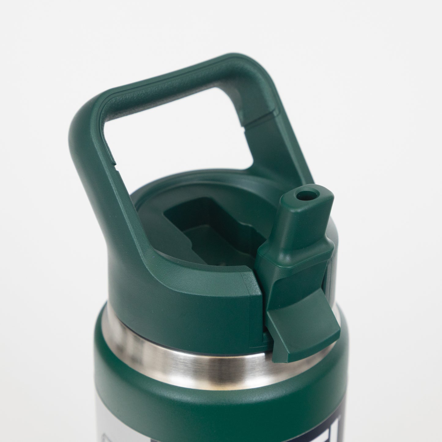 Yeti Straw Cap Water bottle black forest green