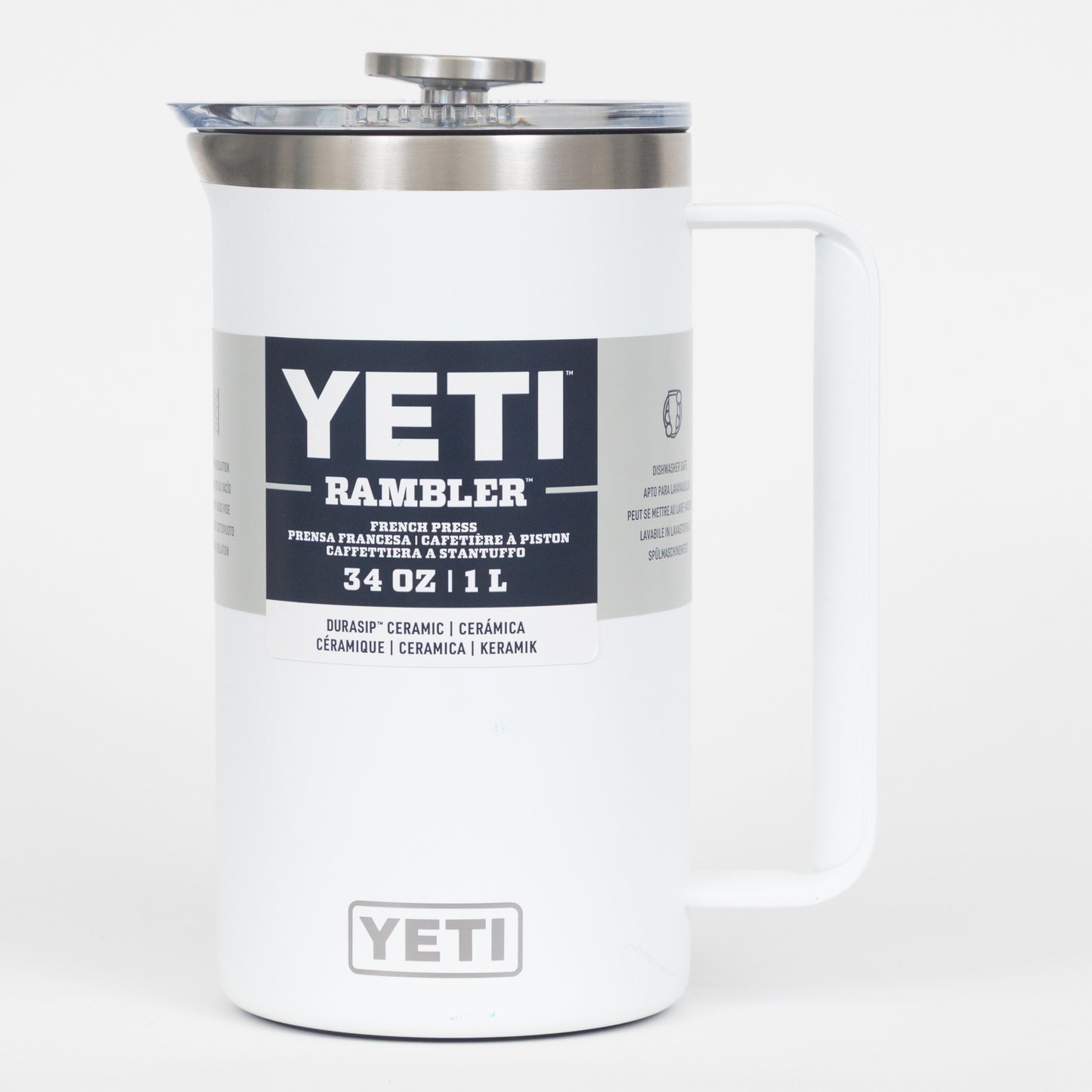 YETI Rambler 34 oz (1L) French Press in WHITE