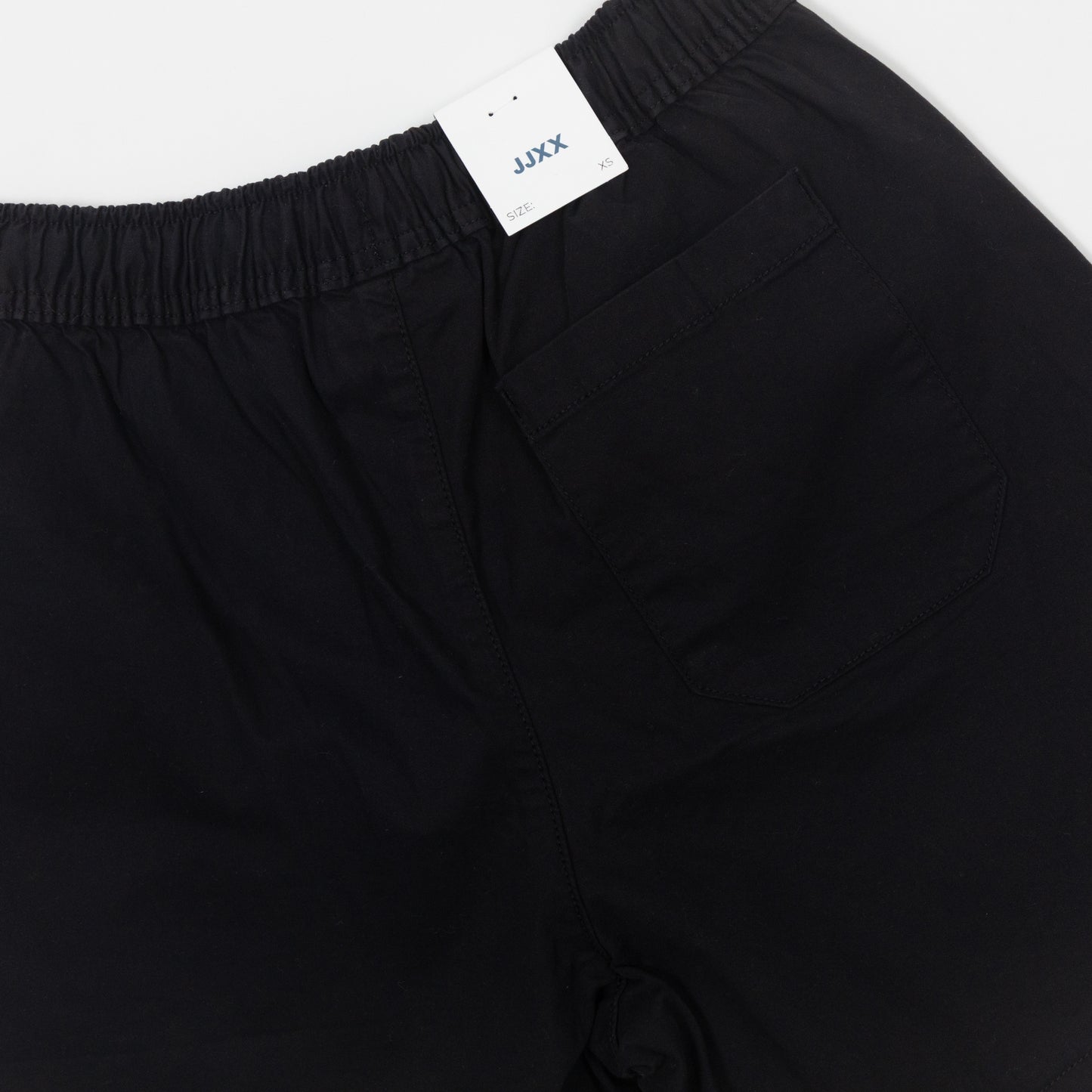 jjxx black casual shorts back pocket