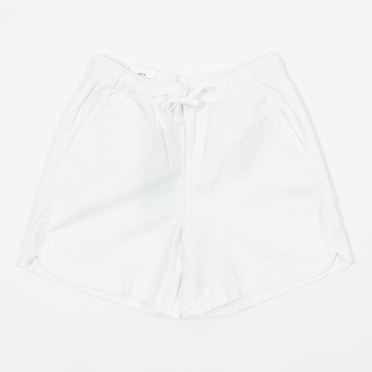 jjxx casual white shorts white front view