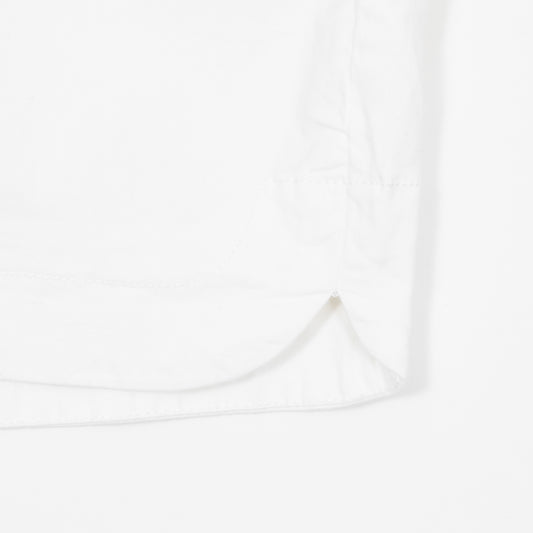 jjxx casual shorts white side slit close up