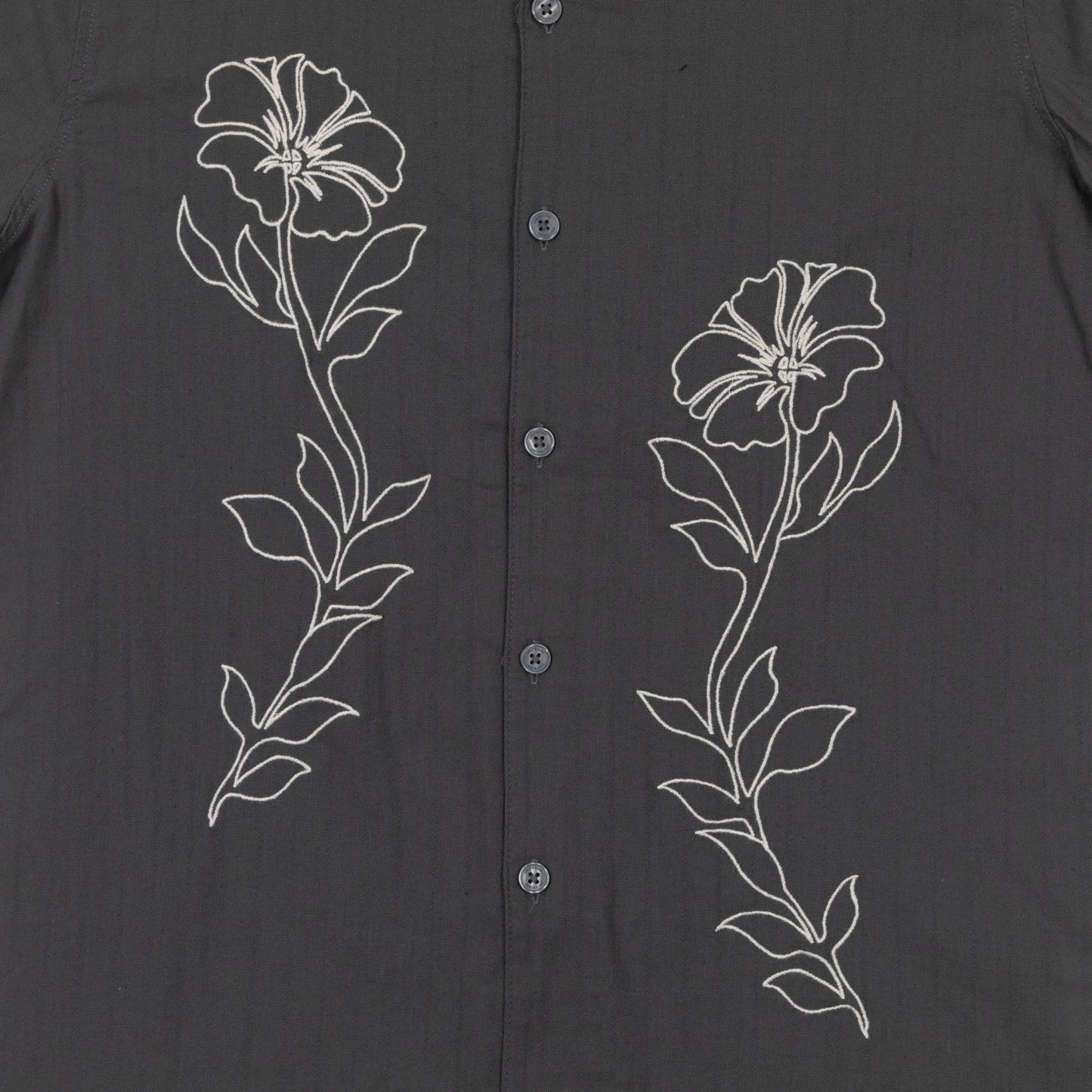 ONLY & SONS Gali Resort Short Sleeve Shirt in GREY