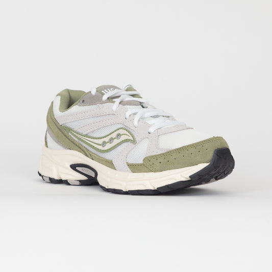 saucony ride millenium womens green white trainers