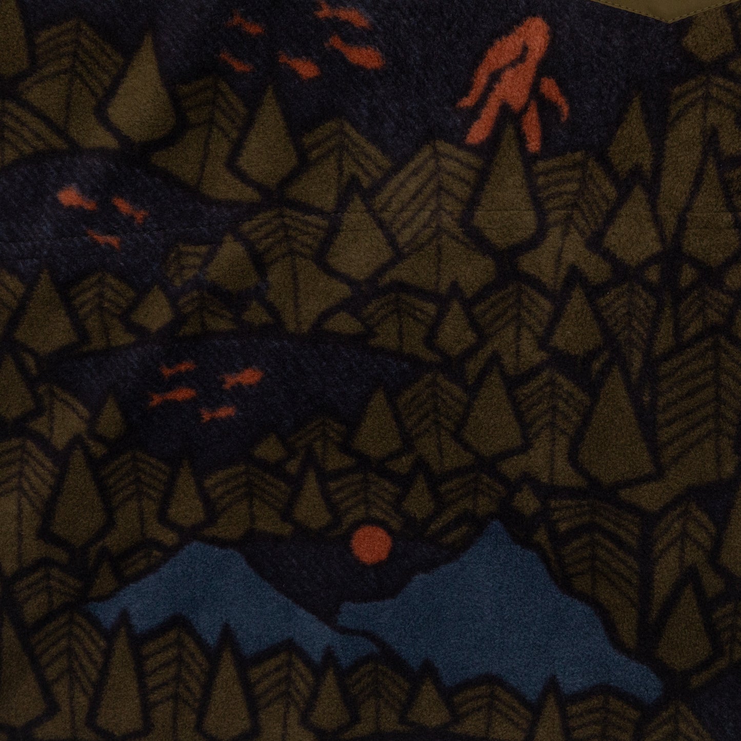 KAVU Sasquatch Teannaway Fleece in NIGHT