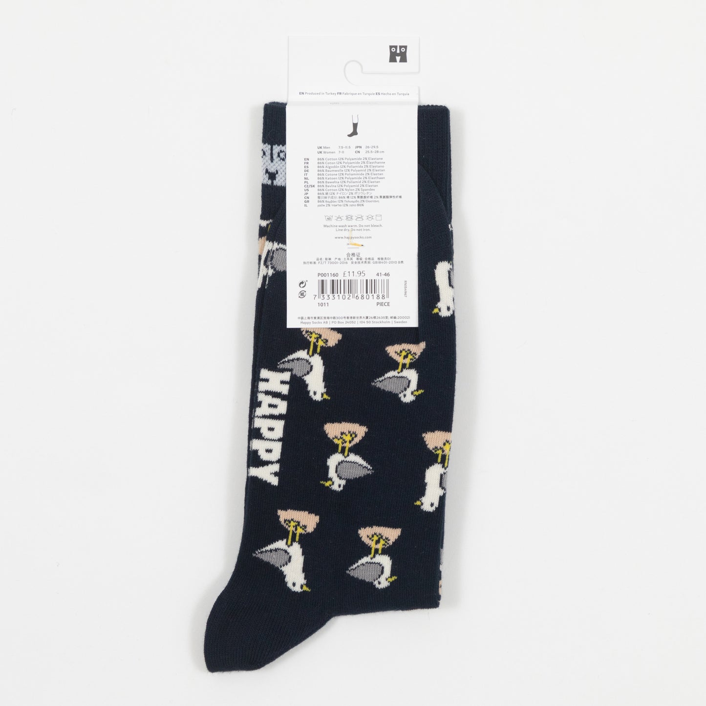 HAPPY SOCKS Seagull Socks in NAVY