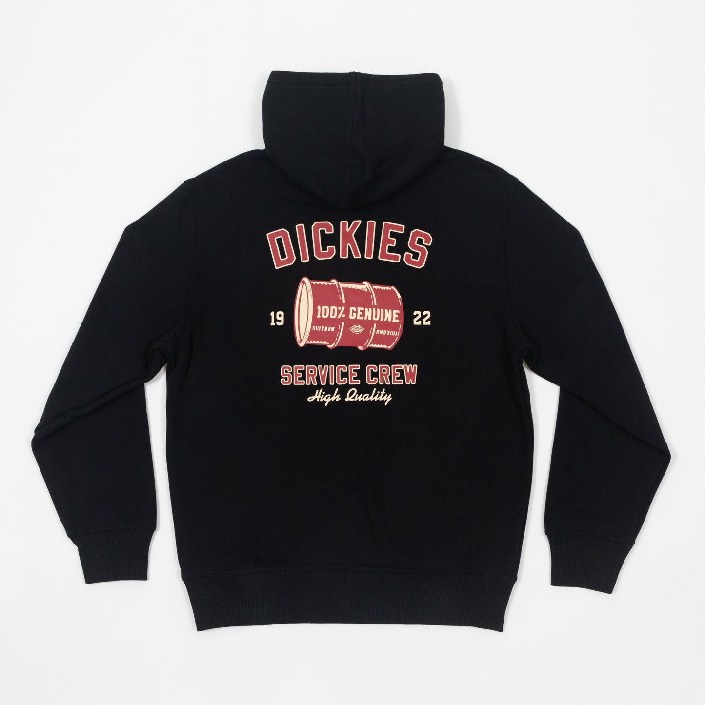 DICKIES Service Crew Hoodie in BLACK