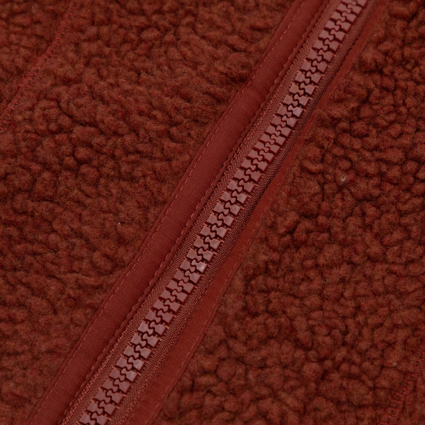 JACK & JONES Sherpa Gilet in RED