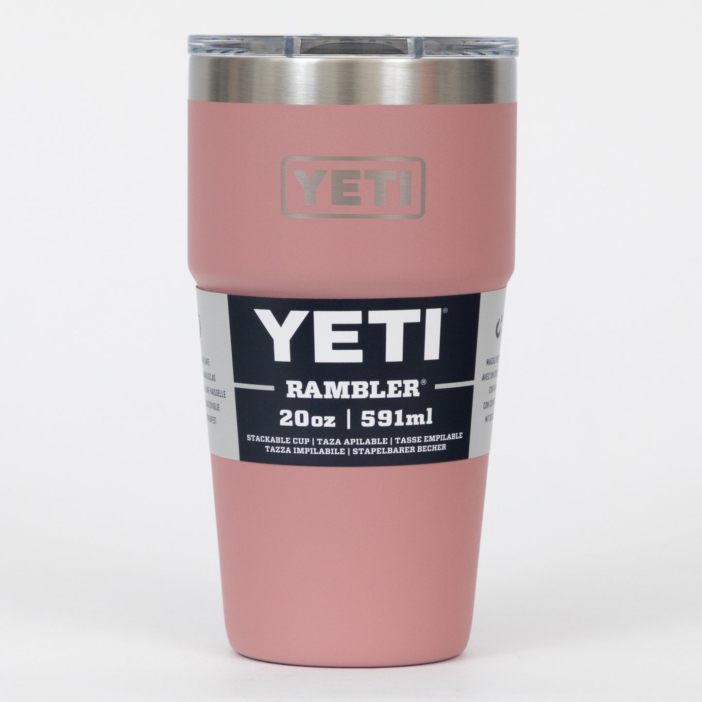 YETI Single 20 oz (591ml) Stackable Cup in SANDSTONE PINK