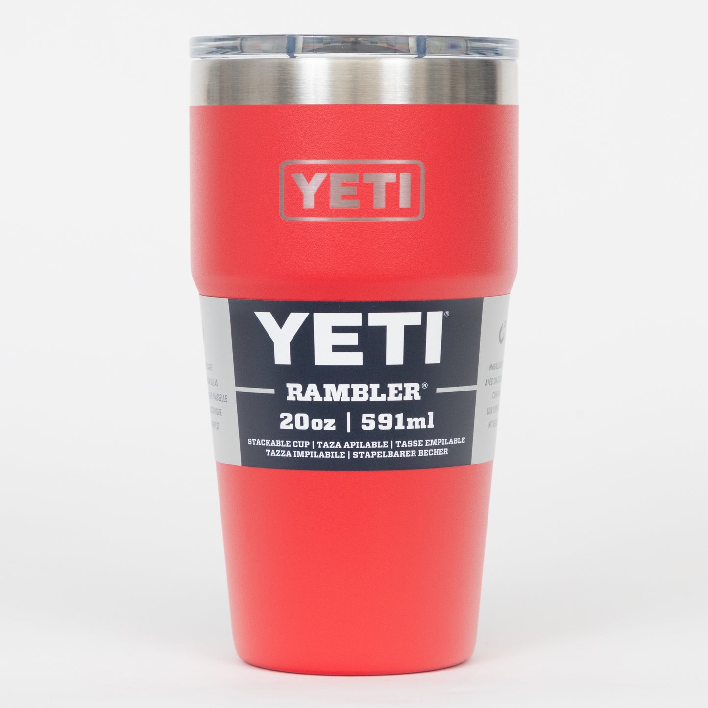 YETI Single 20 oz (591ml) Stackable Cup in RESCUE RED