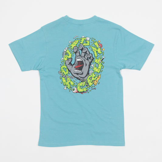 SANTA CRUZ Slime Scream T-Shirt in BLUE