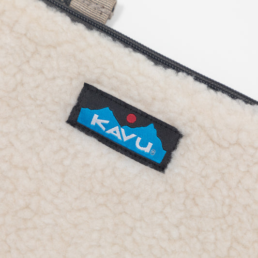 KAVU So Snuggy Sherpa Crossbody Bag in CREAM