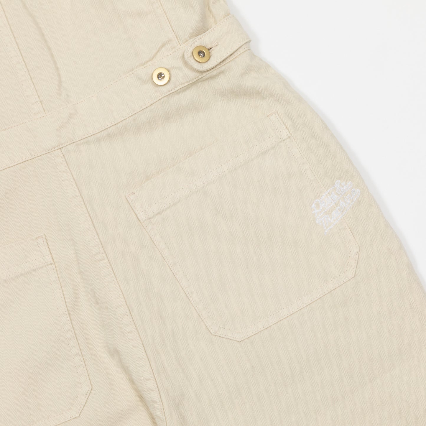 Womens DEUS EX MACHINA Space Monkey Overalls in CREAM