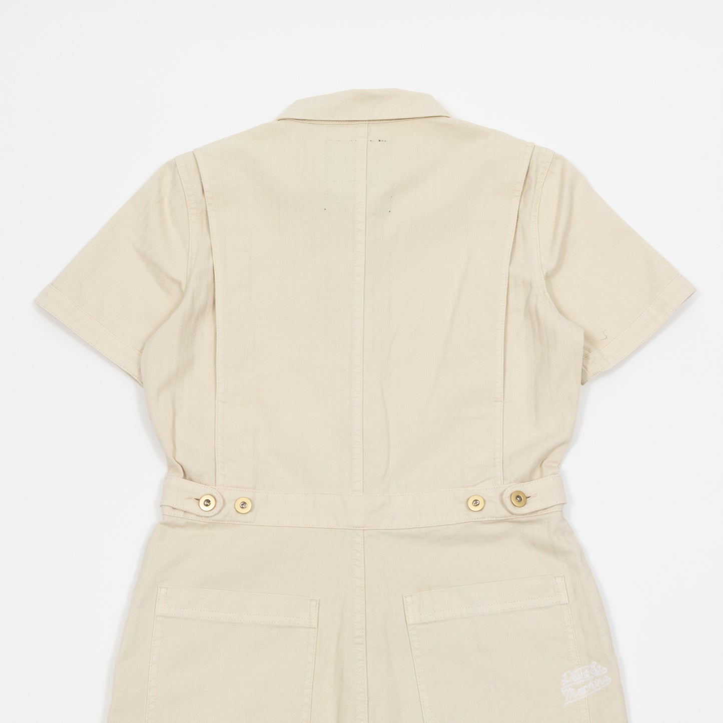Womens DEUS EX MACHINA Space Monkey Overalls in CREAM