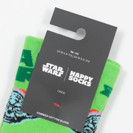 HAPPY SOCKS Star Wars Yoda Socks in LIGHT GREEN