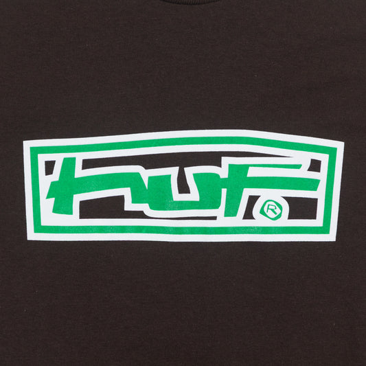HUF Stretch Graphic T-Shirt in BROWN