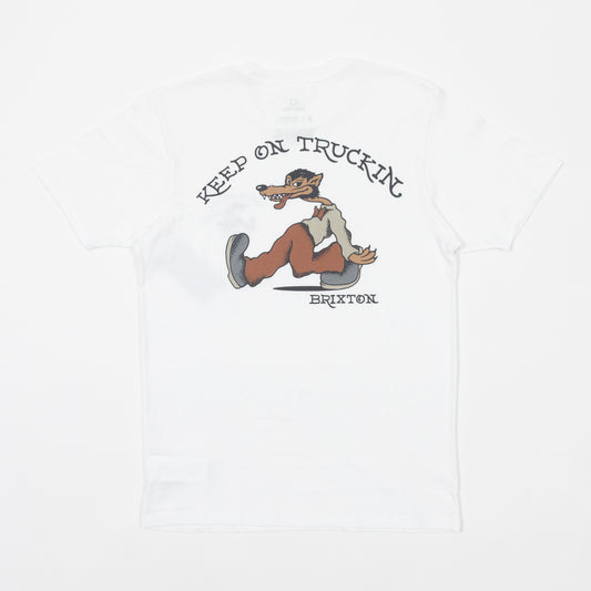 Back graphic on Brixton stride t-shirt