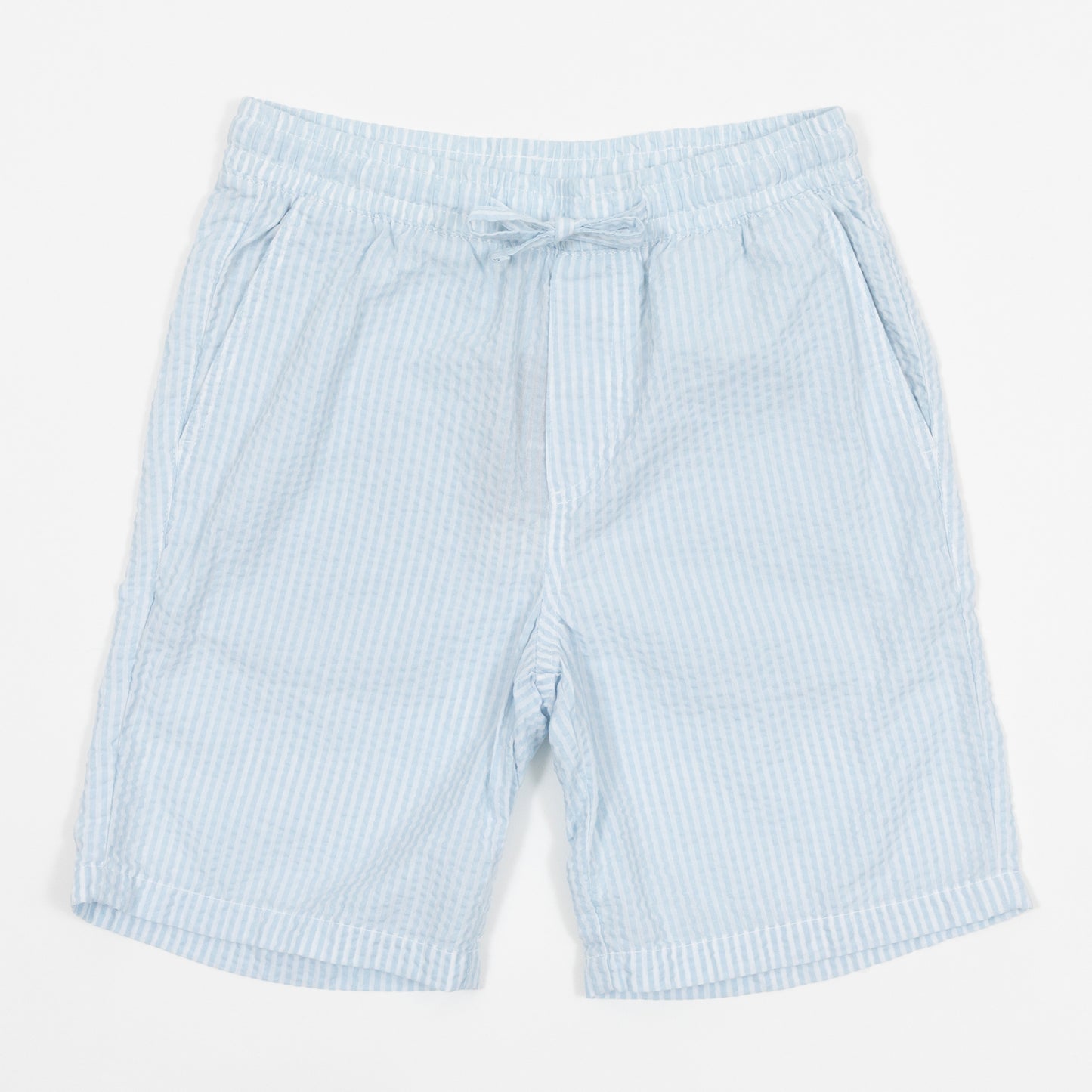 JACK & JONES Striped Textured Shorts in LIGHT BLUE